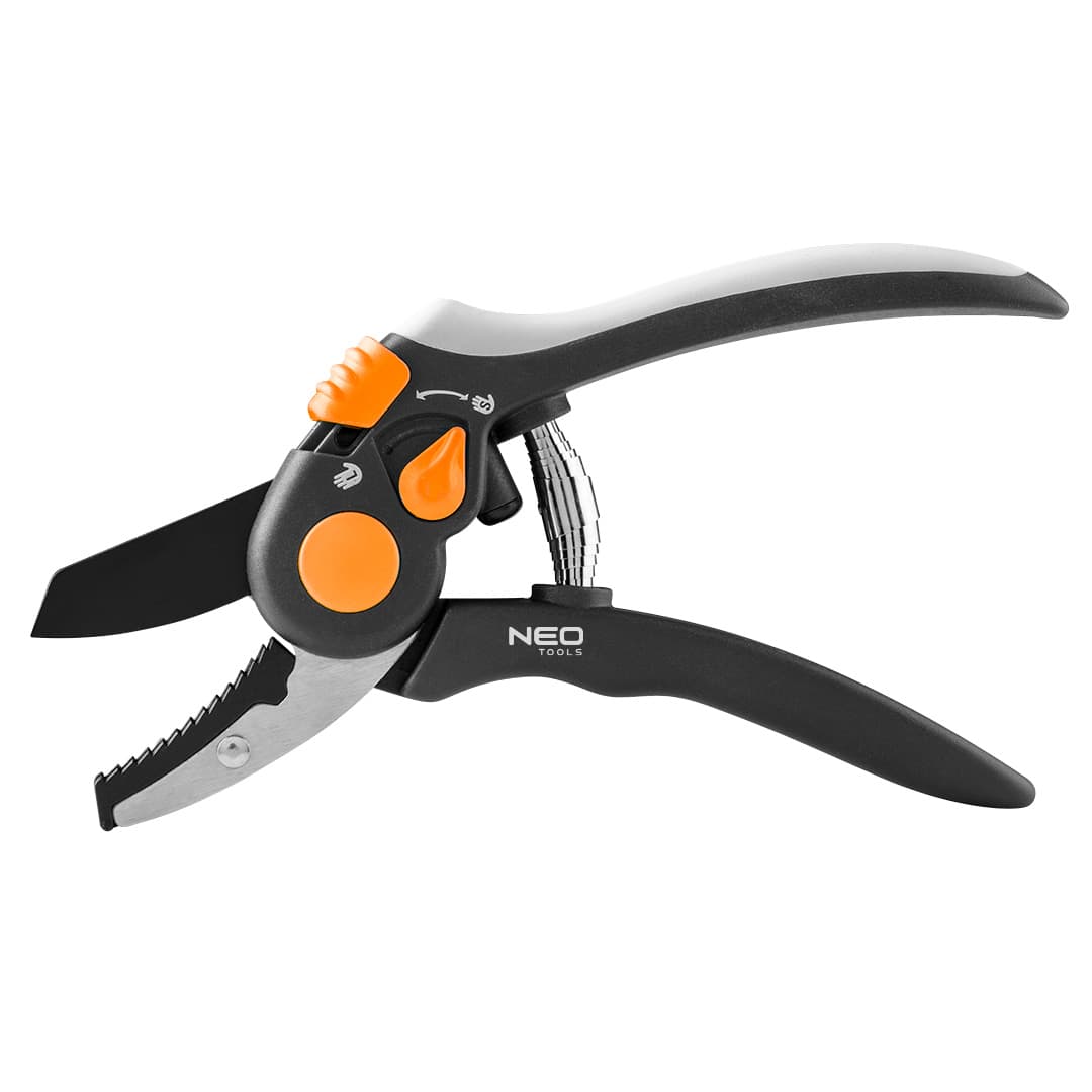 NEO TOOLS vrtni sekator kowadełkowy 200 mm, do 18 mm