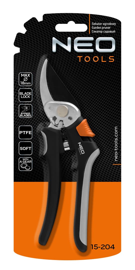 NEO TOOLS vrtni sekator by-pass 200 mm, z gibljivo glavo 3