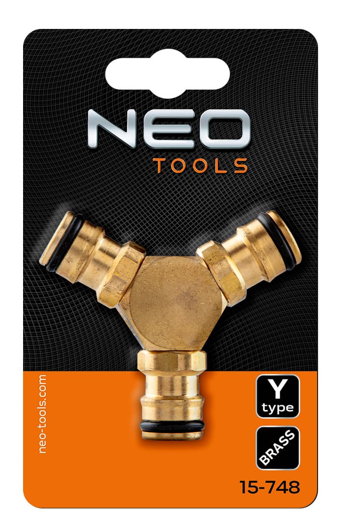 NEO TOOLS Mesični Y-razdelilnik za cev 5