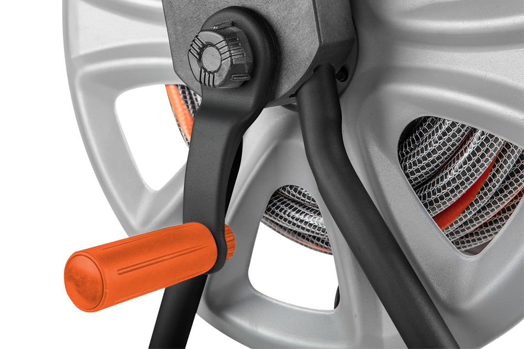 NEO TOOLS voziček za vrtno cev do 60m z vodilom 3