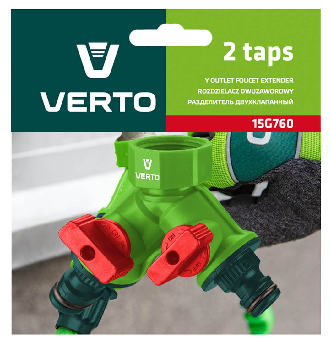 VERTO razdelilnik z dvema izhodoma 2