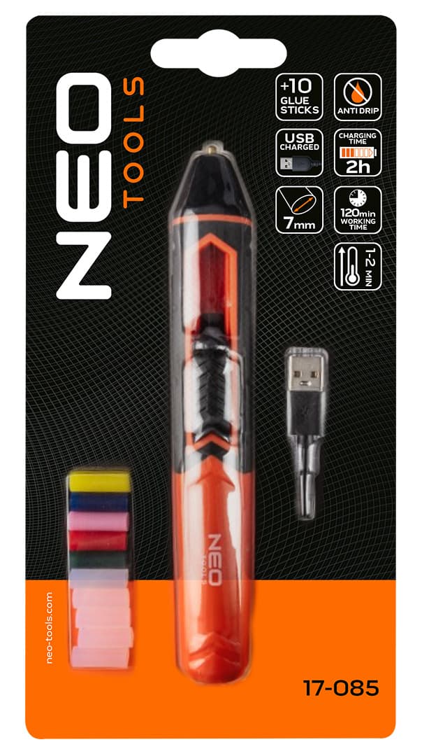 NEO TOOLS Akumulatorski lepilni pistolj (7mm) 8