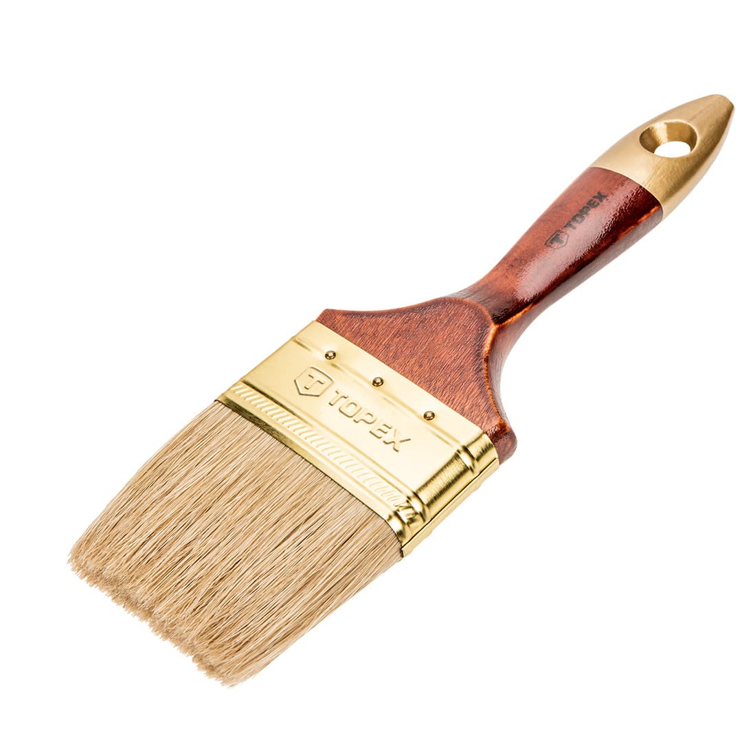 Ploščati čopič TOPEX 3.0", naravno ščetine