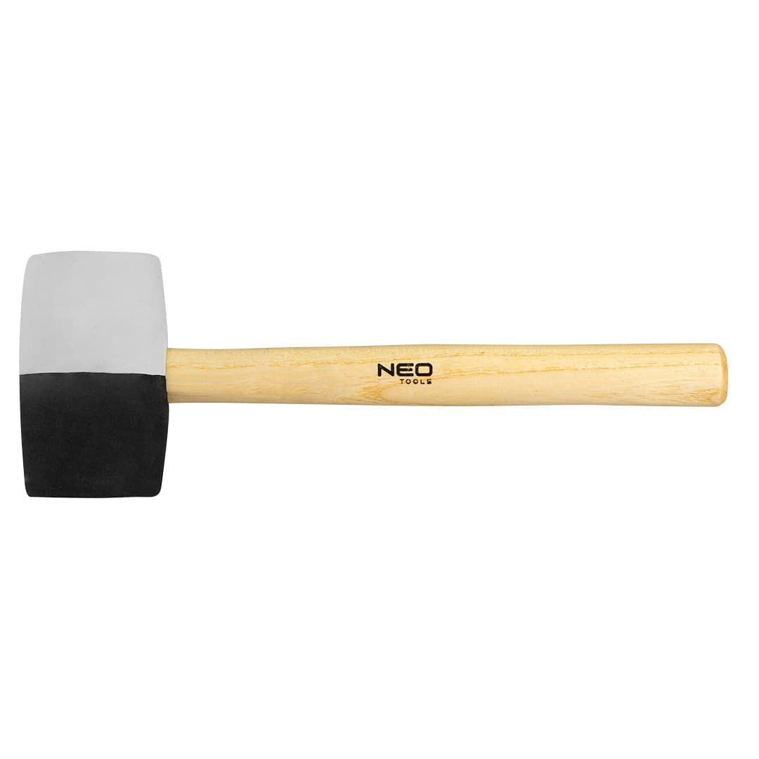 Gumijast kladiv NEO TOOLS, 63 mm, 680 g, črno-belo