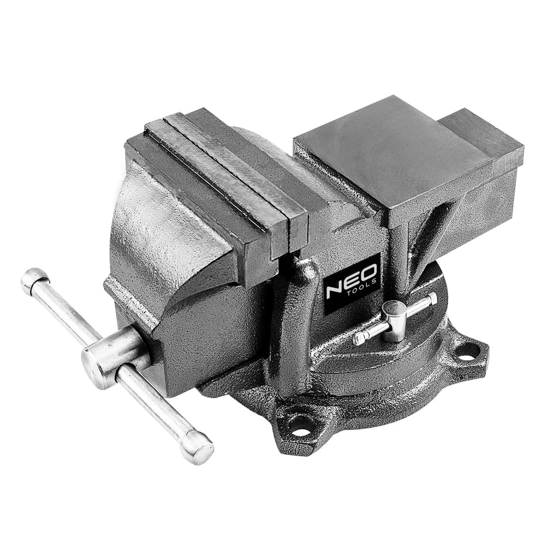 NEO TOOLS masivno vrtljivo ključavničarsko primež 100 mm