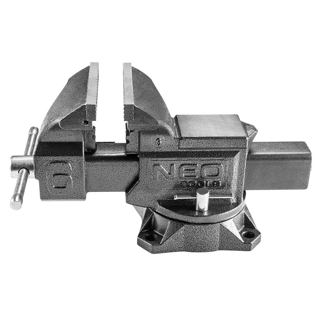 NEO TOOLS masivno vrtljivo ključavničarsko primež 150 mm