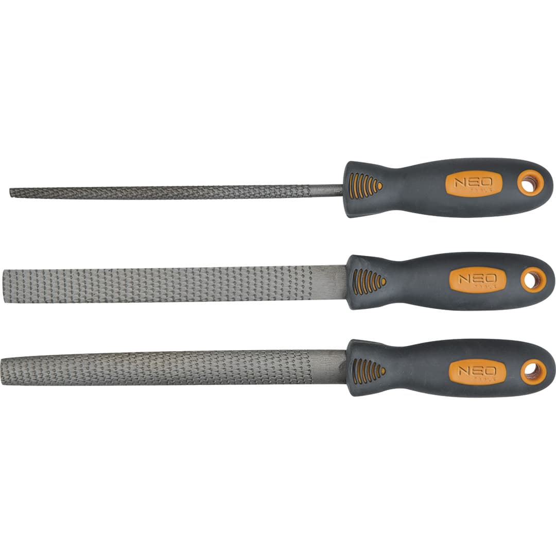 NEO TOOLS set pil za les 200 mm, 3 kosi