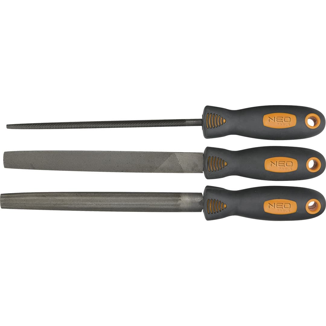 NEO TOOLS Komplet 3 pil za kovino, T12, gradacija 2