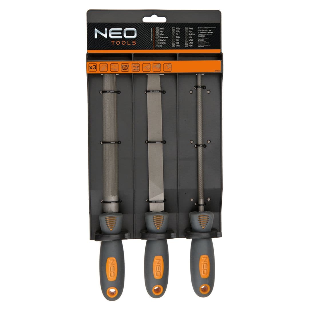 NEO TOOLS Komplet 3 pil za kovino, T12, gradacija 2 2