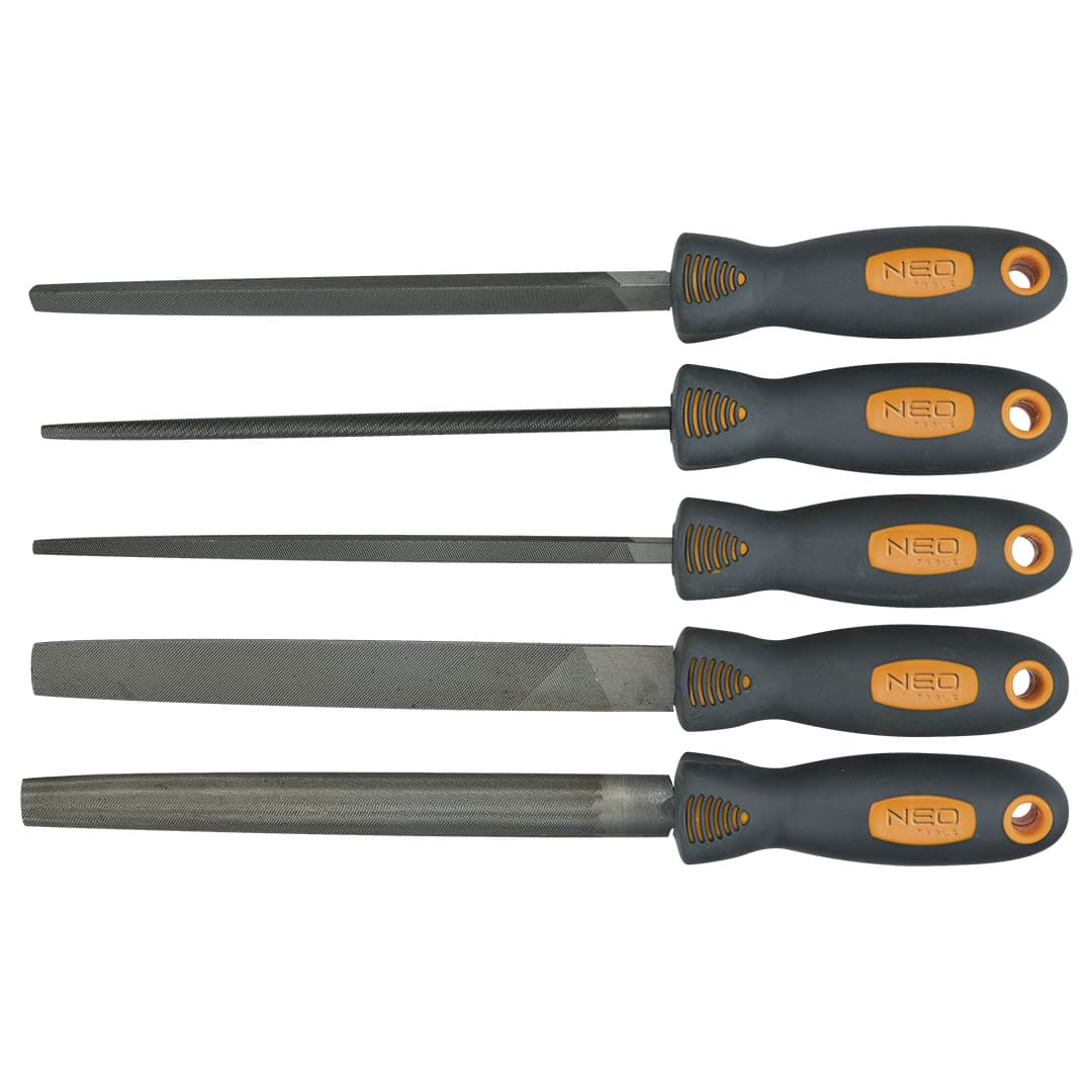 NEO TOOLS Komplet 5 pil za kovino, T12, gradacija 2