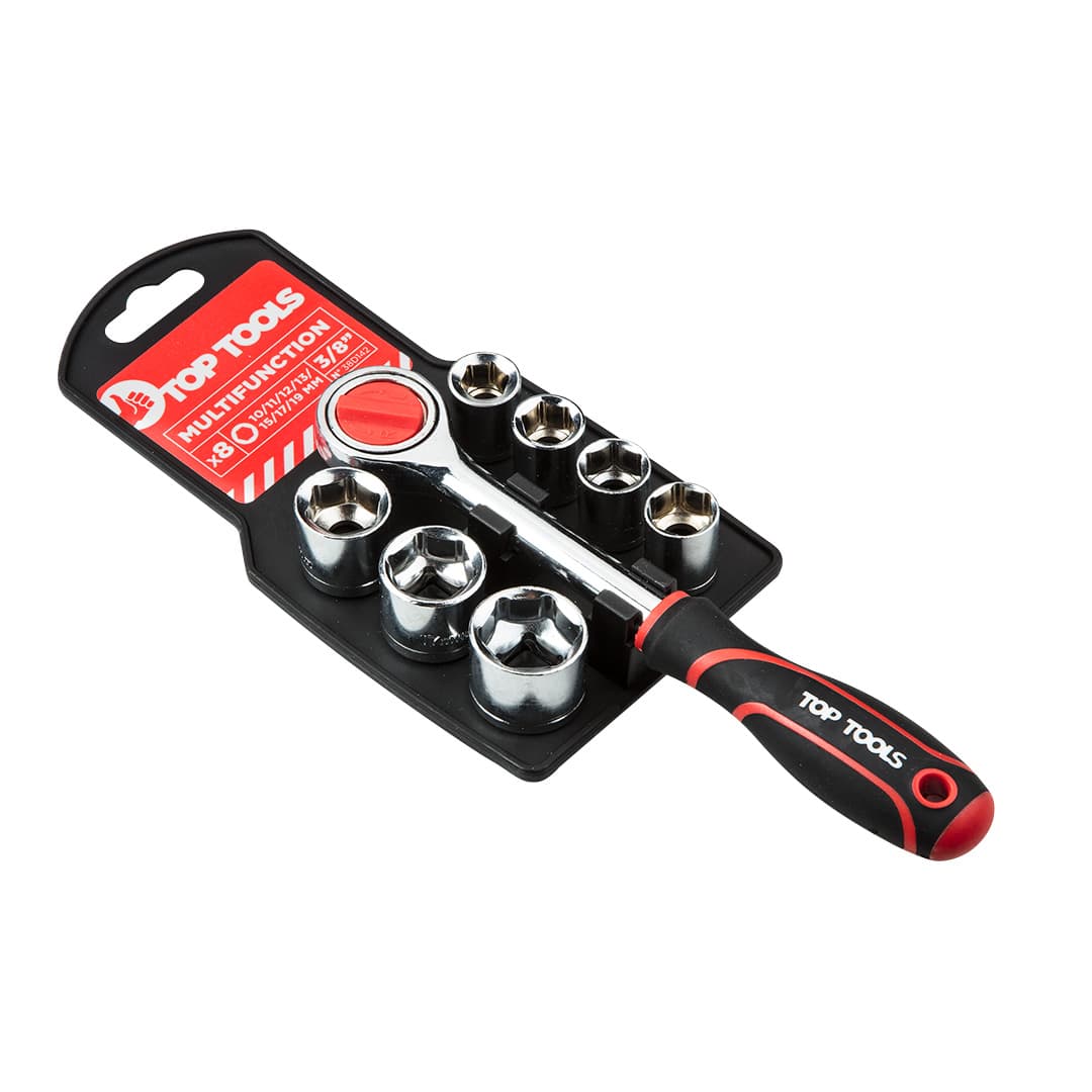 Top Tools Set nasadnih ključev 3/8", 8 kos.