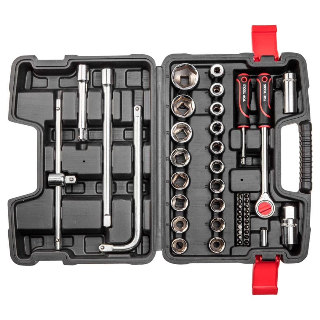 Komplet nasadnih ključev Top Tools 1/4", 1/2", 47 kosov 2