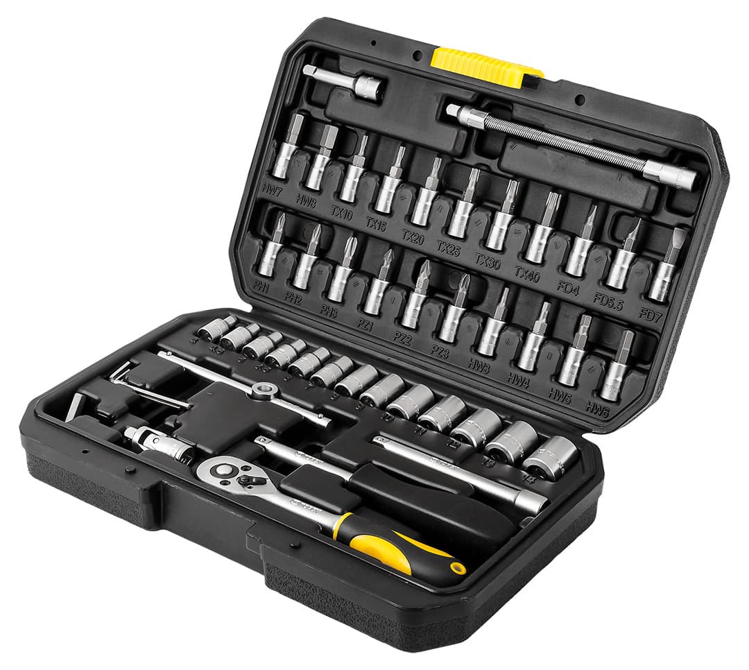 TOPEX Ključi nasadni 1/4", komplet 46 kosov 6
