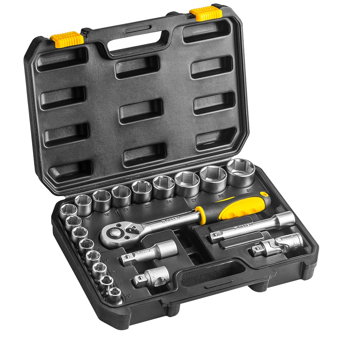 TOPEX Ključi nasadni 1/2", komplet 21 kosov