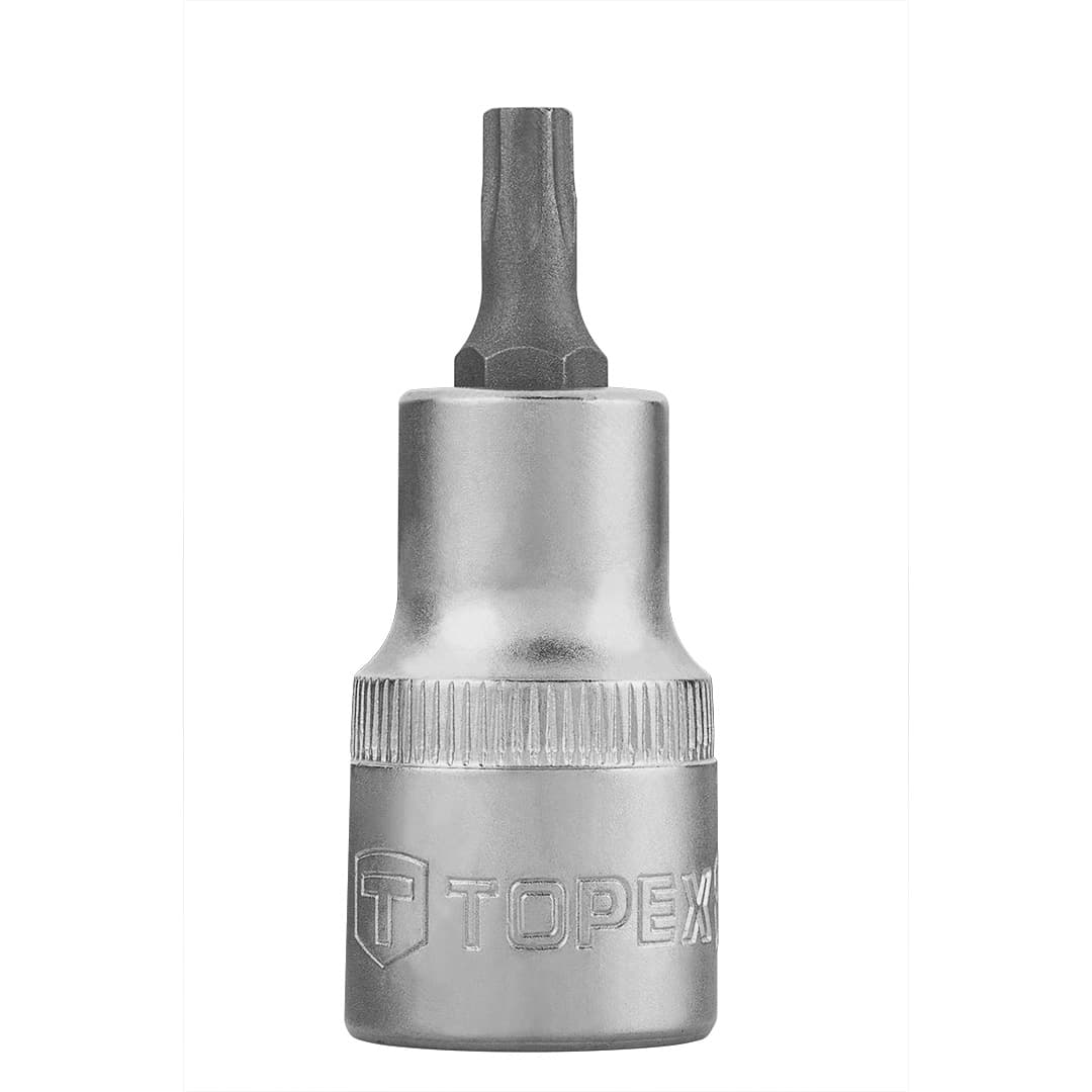TOPEX Torx nasadni ključ, 1/2", T30 x 60 mm