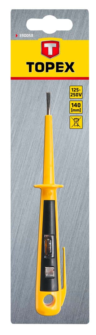 Preizkuševalnik električne napeljave TOPEX 125-250V, 140 mm 2