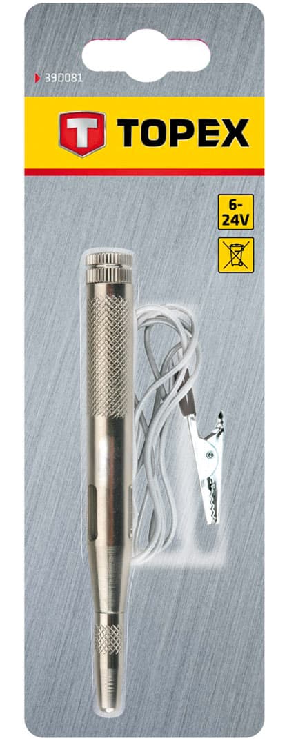 Avtomobilski ispitnik napetosti TOPEX 6-24 V, 115 mm 5