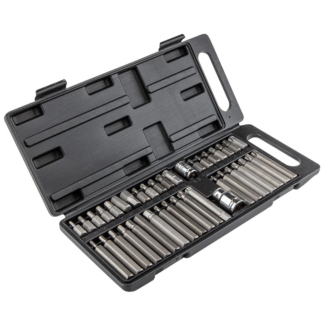 Set nastavkov za vijačenje Top Tools Spline, Torx, Hex (40 kosov)