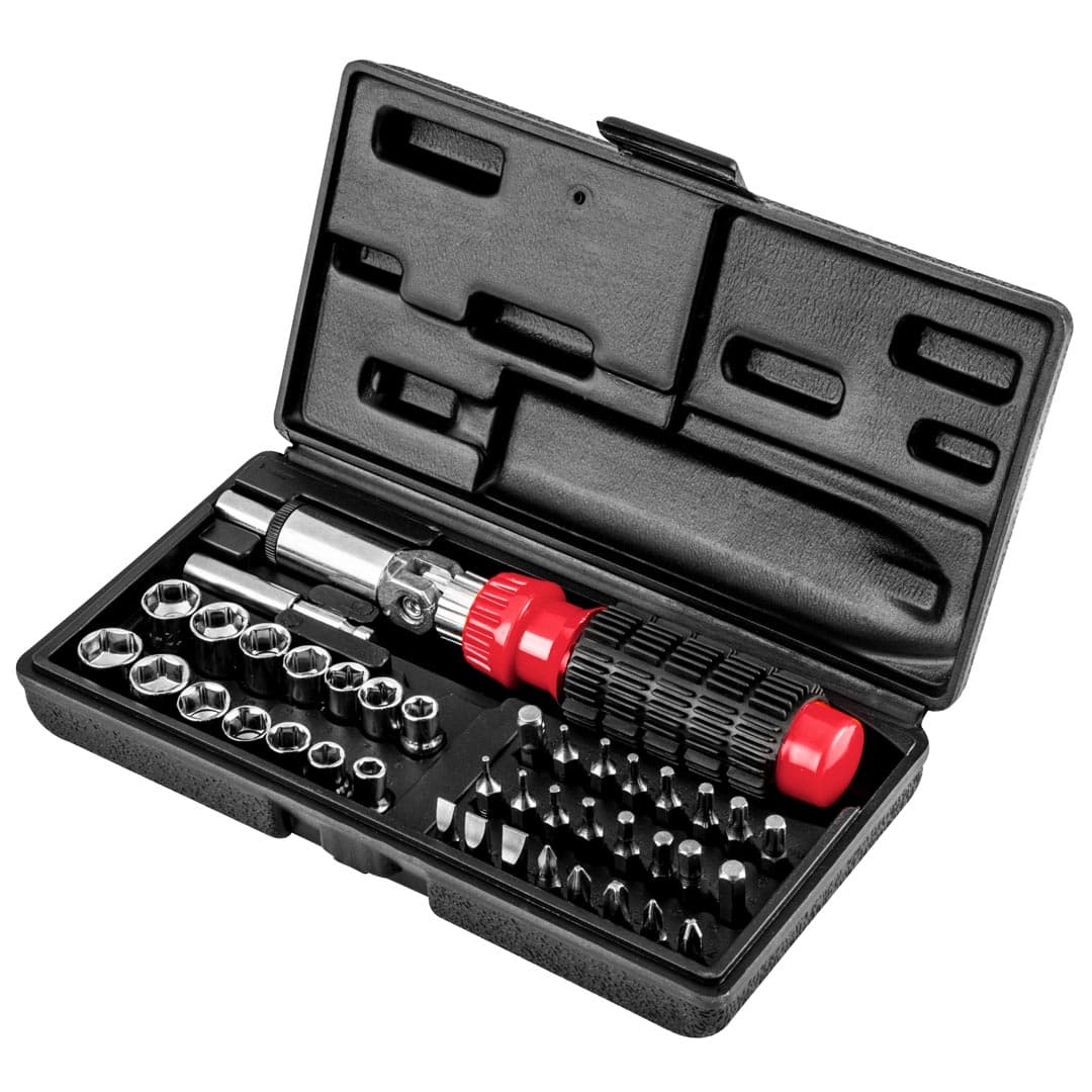 Set nastavkov in nasadnih ključev Top Tools, 40 kosov 2
