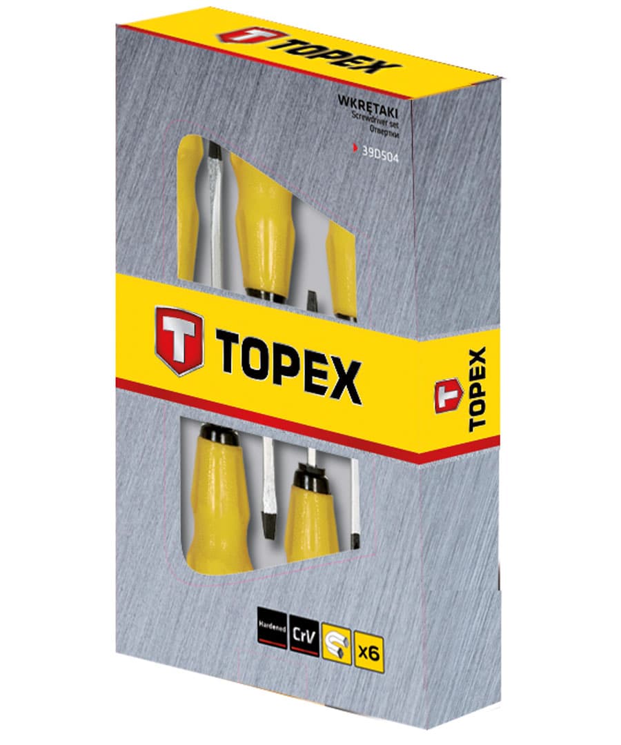 TOPEX Udarni izvijači, set 6 kosov 3