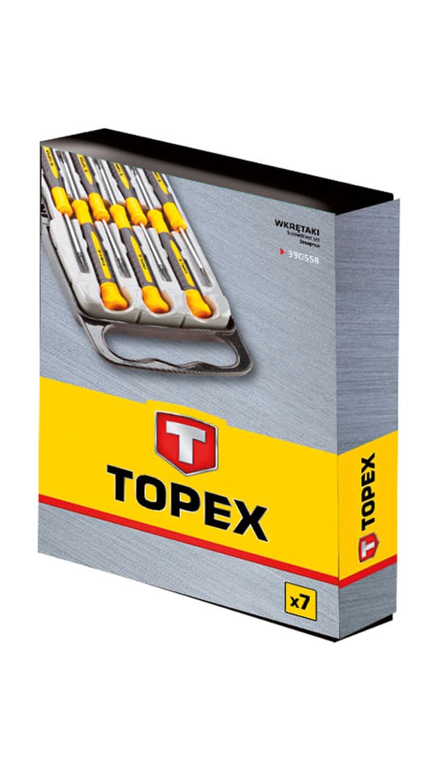 Set preciznih izvijačev TOPEX, 7 kosov 4