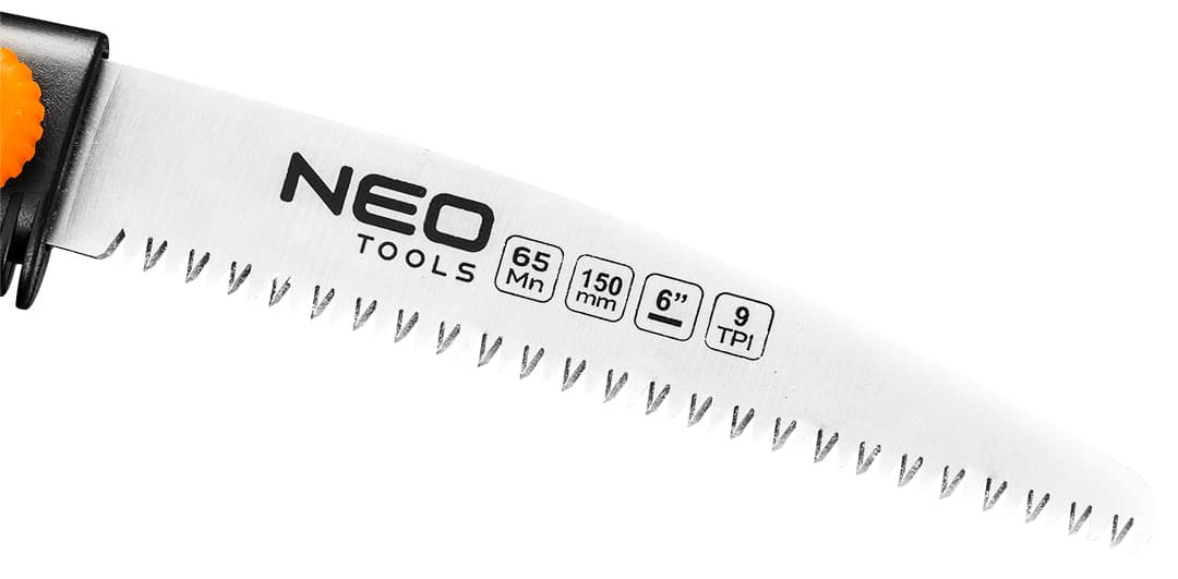 NEO TOOLS vrtna žaga 6", 9 TPI, uvlačljivo rezilo 2
