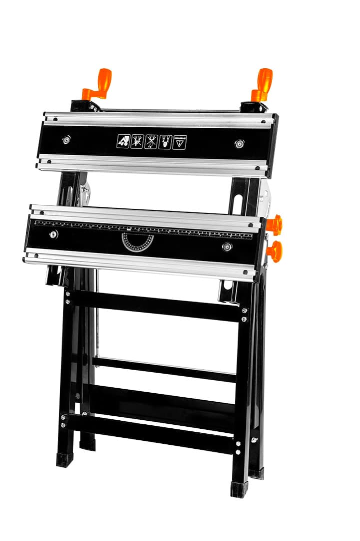 NEO TOOLS Nastavljiva delovna miza, aluminij, 60 x 58 x 77-107 cm 2
