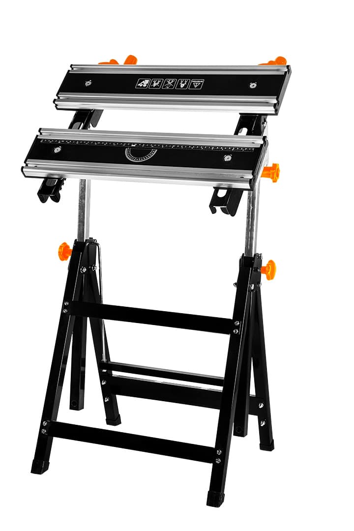NEO TOOLS Nastavljiva delovna miza, aluminij, 60 x 58 x 77-107 cm 3