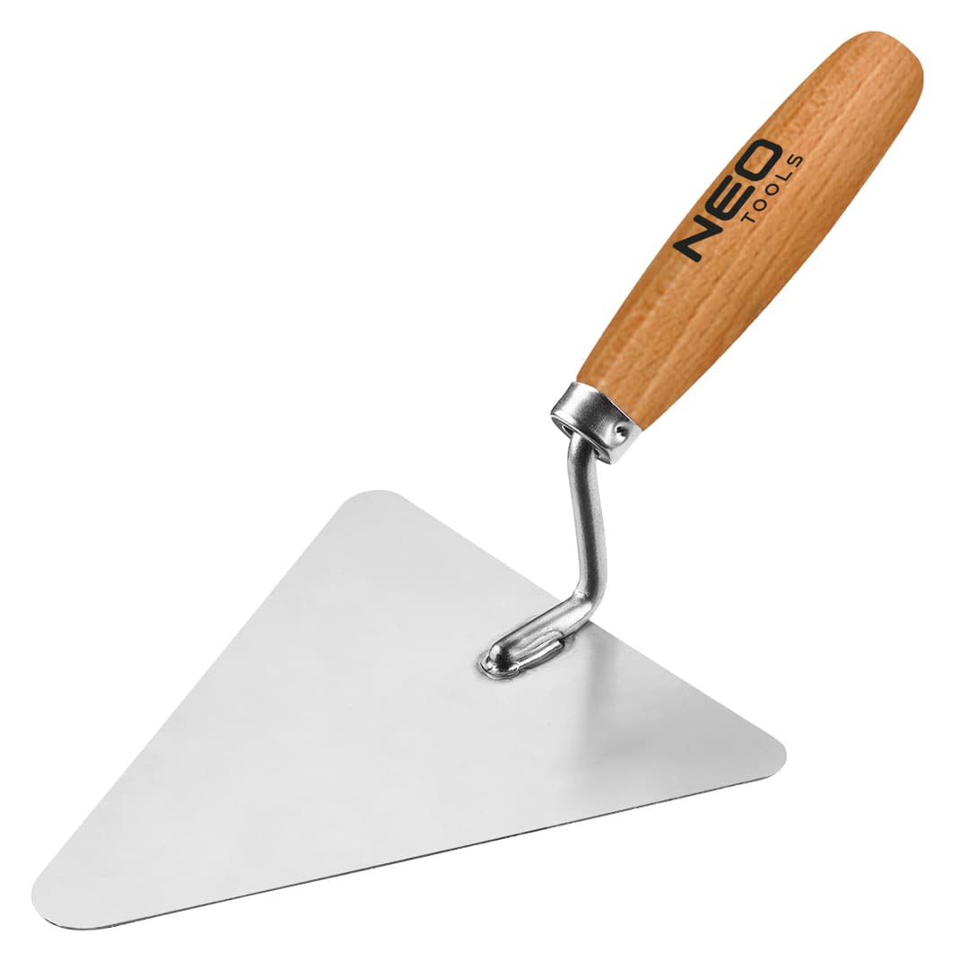 NEO TOOLS Kotna gladilka trikotna, 180 mm, lesen ročaj