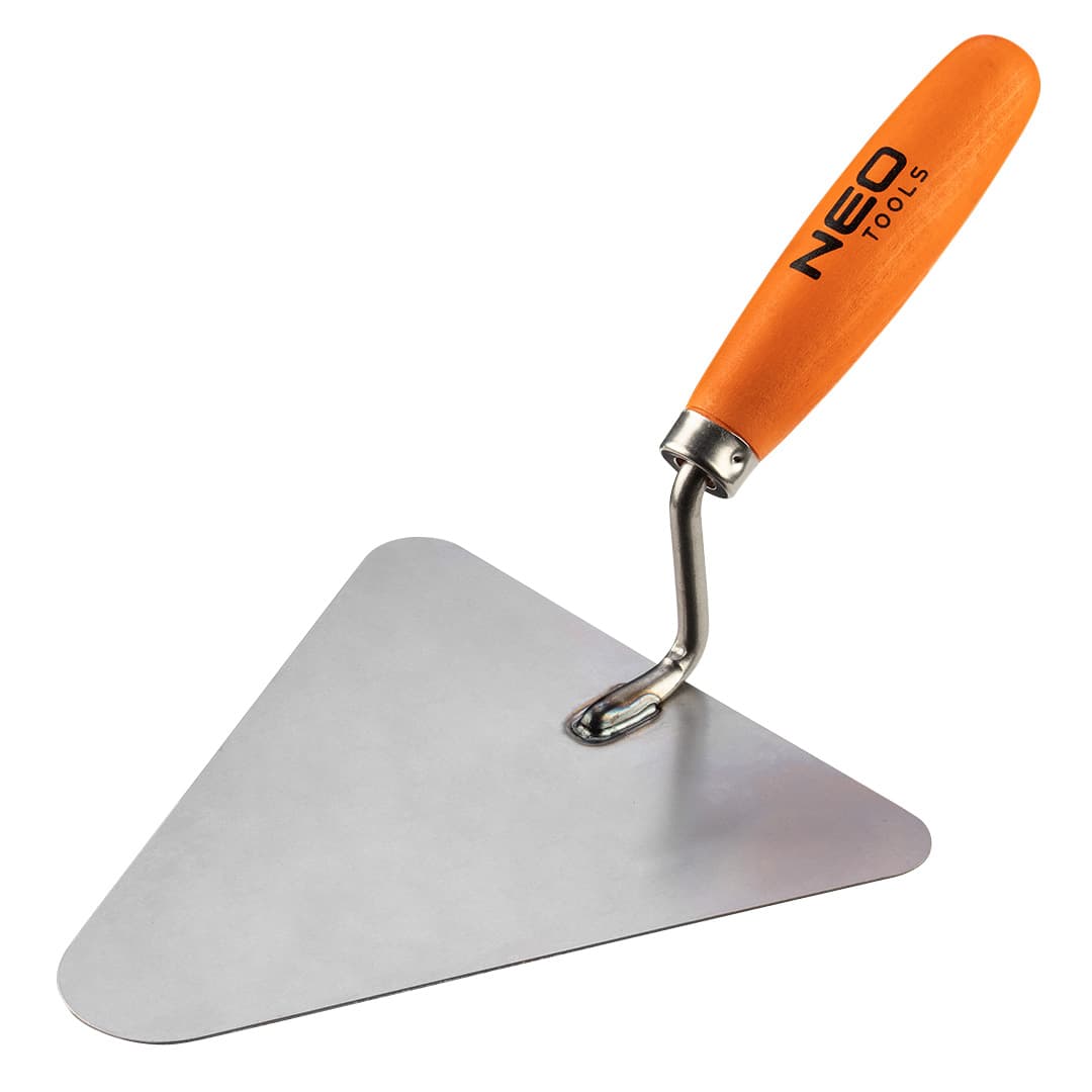 NEO TOOLS Kotna gladilka trikotna, 200 mm, lesen ročaj