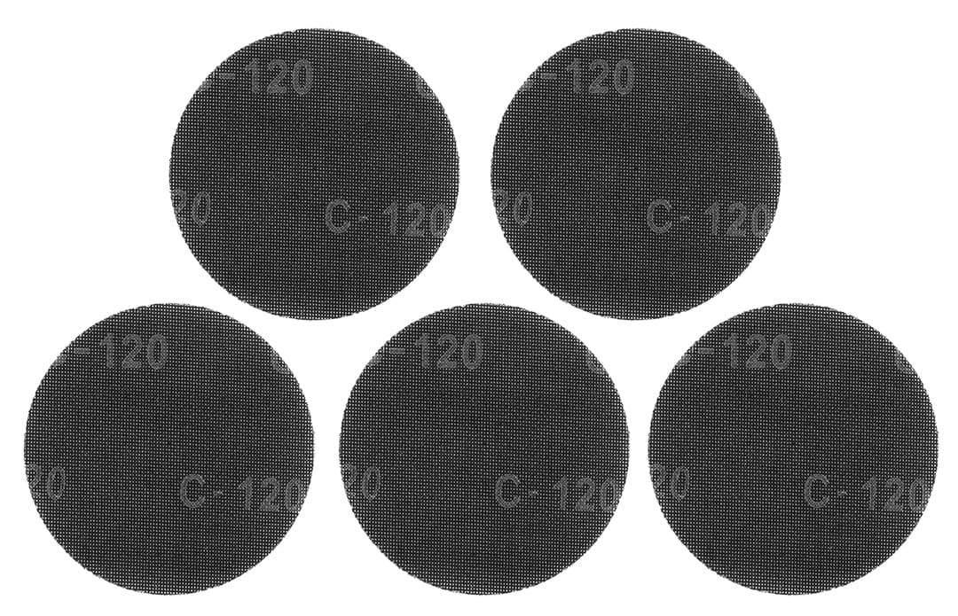 GRAPHITE brusna mrežica na ježka 180 mm, K120, 5 kosov 6