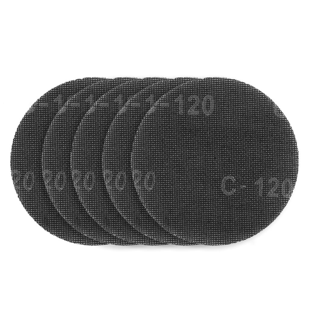 GRAPHITE brusna mrežica na ježka 180 mm, K120, 5 kosov