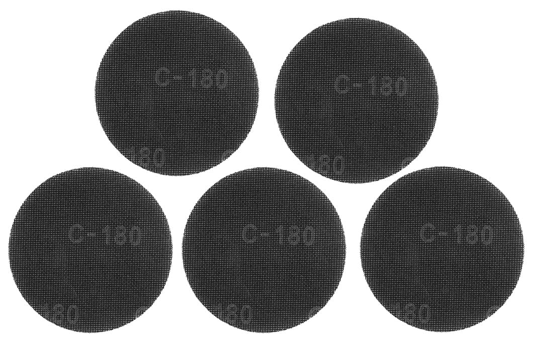 GRAPHITE Brusna mrežica na ježka K180, 180 mm, 5 kosov 6
