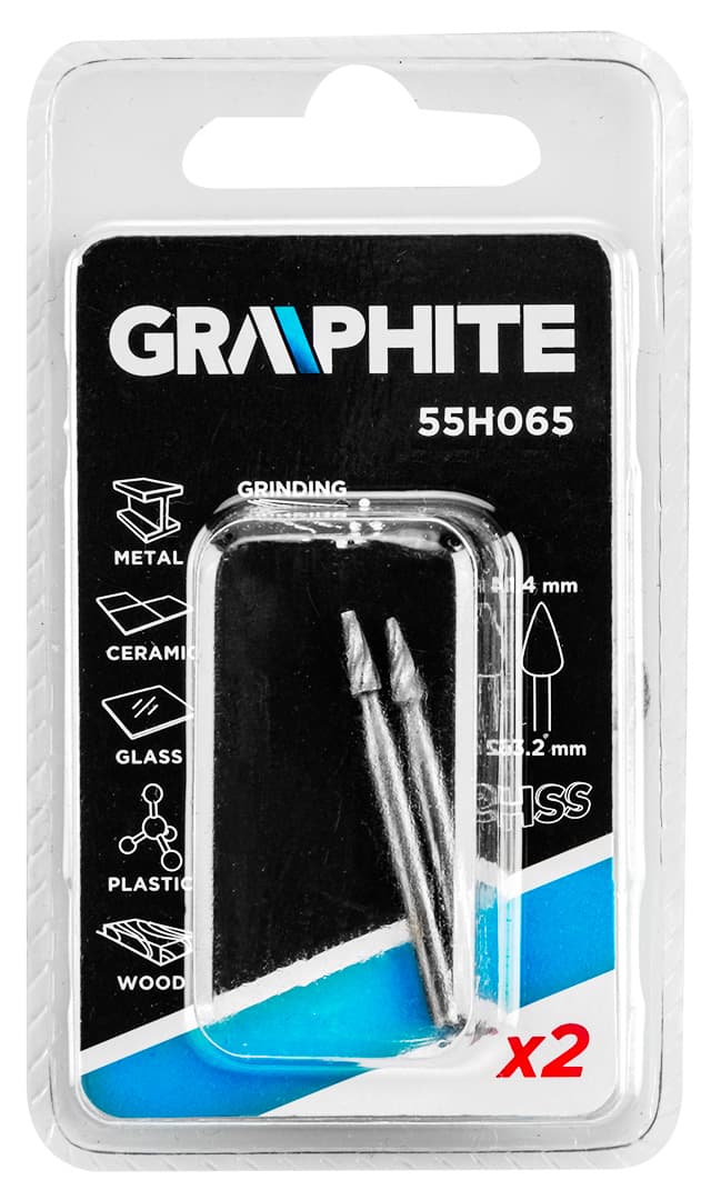 Frez HSS GRAPHITE stožec, 1,4 mm, trz. 3,2 mm, 2 kosa 2