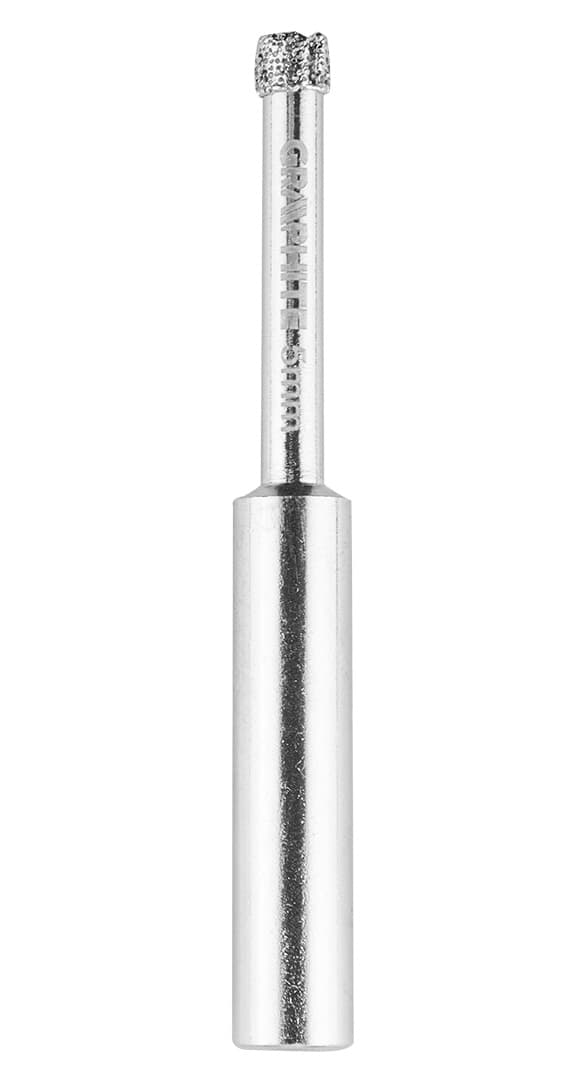 GRAPHITE Diamantna svedra za ploščice, 5-12 mm, set 6 kos. 6