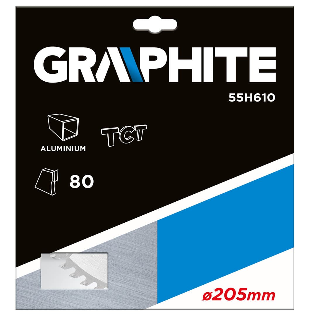 GRAPHITE Krožna žaga list za aluminij, 210 x 30 mm, 100 zob 3