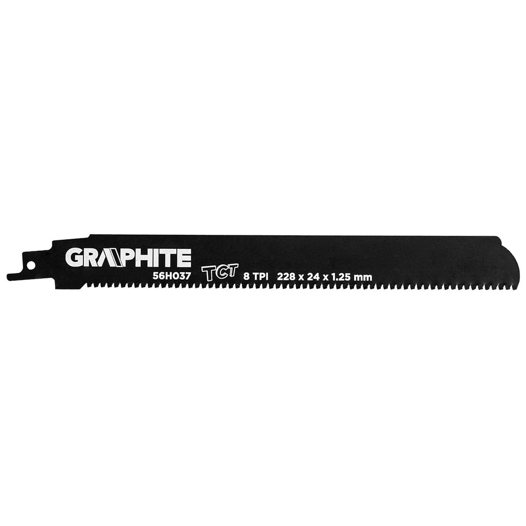 GRAPHITE Br in list za sabljasto žago, HM, 228 mm | Za kovino in beton