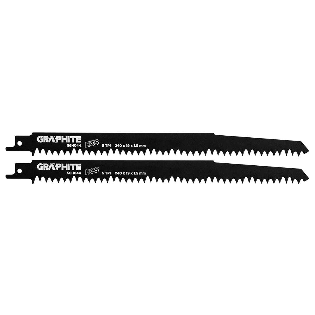 GRAPHITE List za sabljasto žago, HCS, 240 mm, 2 kosa