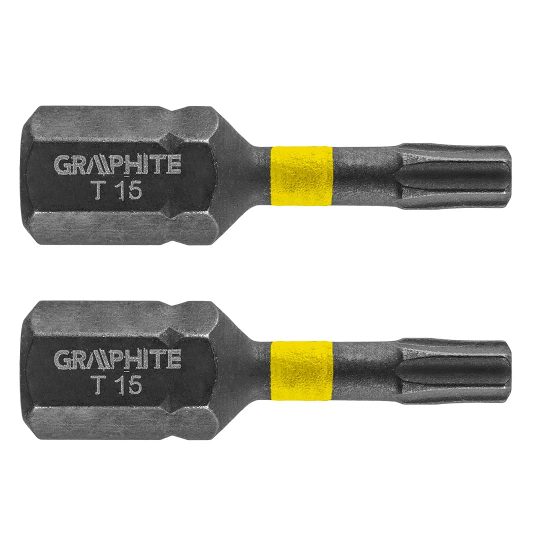 GRAPHITE udarni bit TX15 x 25 mm, 2 kom