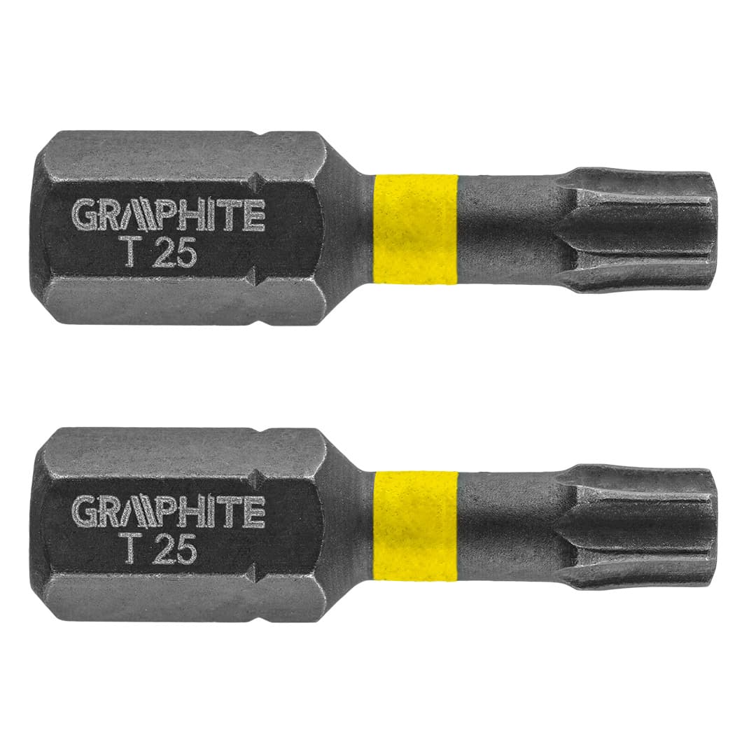 Udarni bit GRAPHITE TX25 x 25 mm, 2 kosa