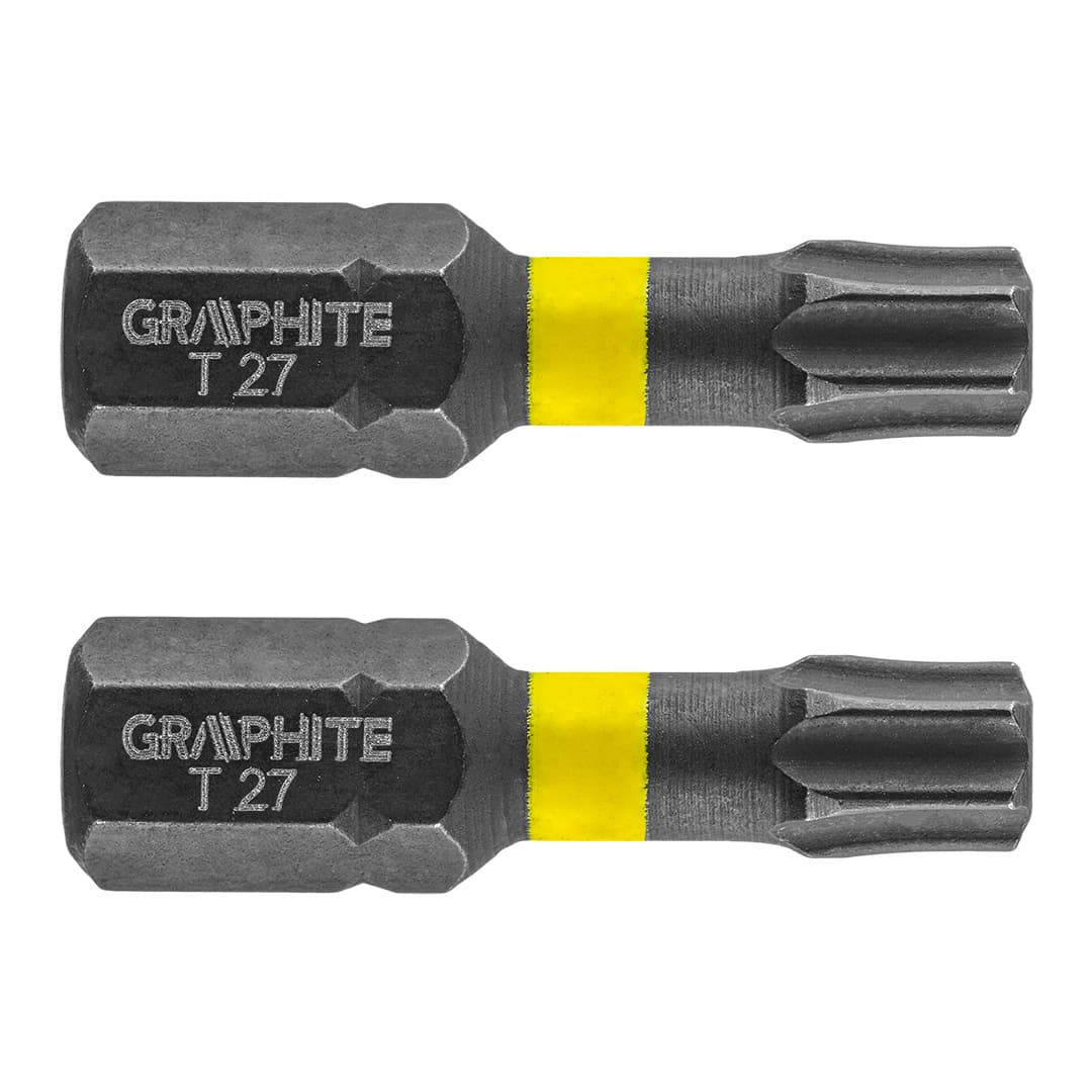 GRAPHITE Udarni bit TX27 x 25 mm, 2 kosa
