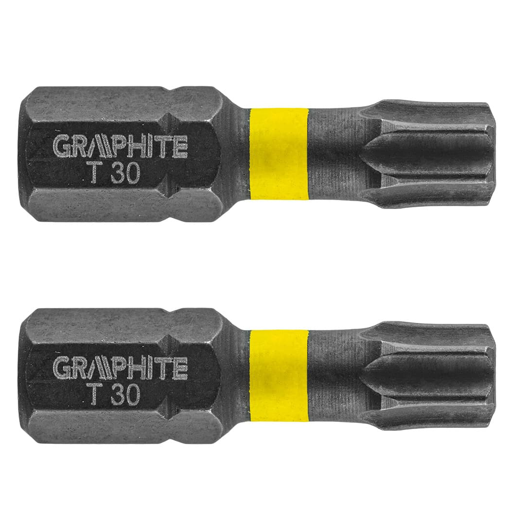 GRAPHITE Udarni bit TX30 x 25 mm, 2 kosa
