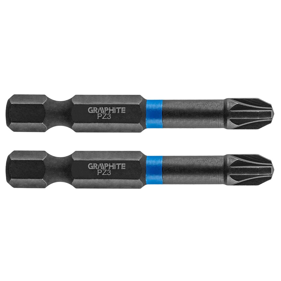 GRAPHITE Udarni bit PZ3 x 50 mm, 2 kosa