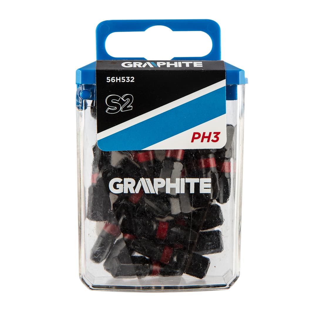 GRAPHITE udarni bit PH3 x 25 mm, 20 kosov