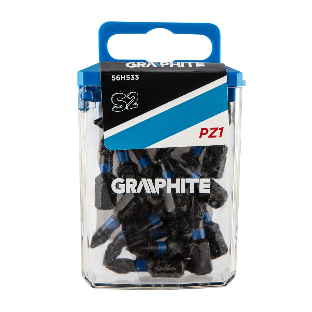 GRAPHITE udarni bit PZ1 x 25 mm, 20 kosov