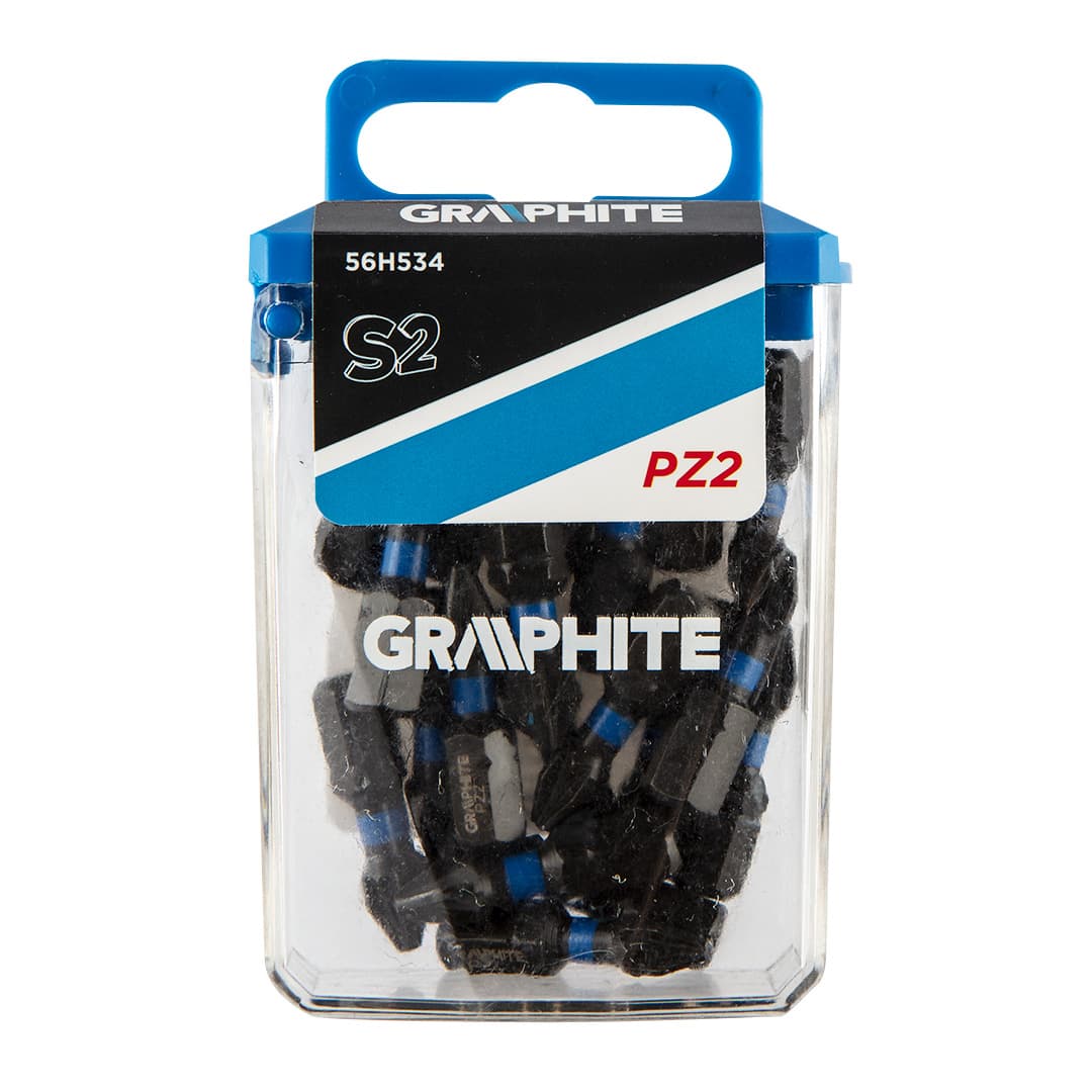 GRAPHITE udarni bit PZ2 x 25 mm, 20 kosov