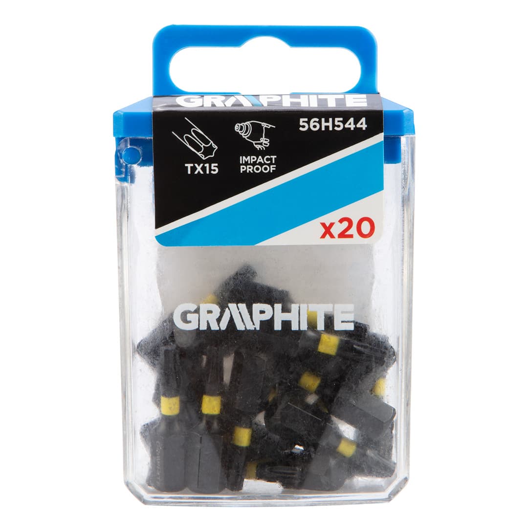 GRAPHITE Udarni bit TX15 x 25 mm, 20 kosov