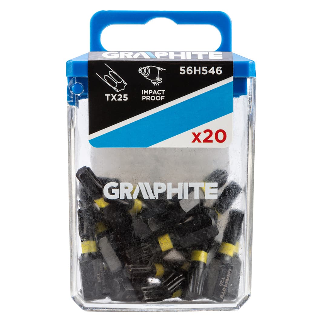 GRAPHITE Udarni bit TX25 x 25 mm, 20 kosov