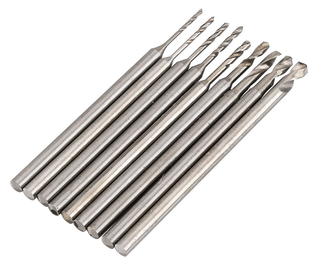 GRAPHITE Set svedrov za mini brusilko, 10 kos. 6