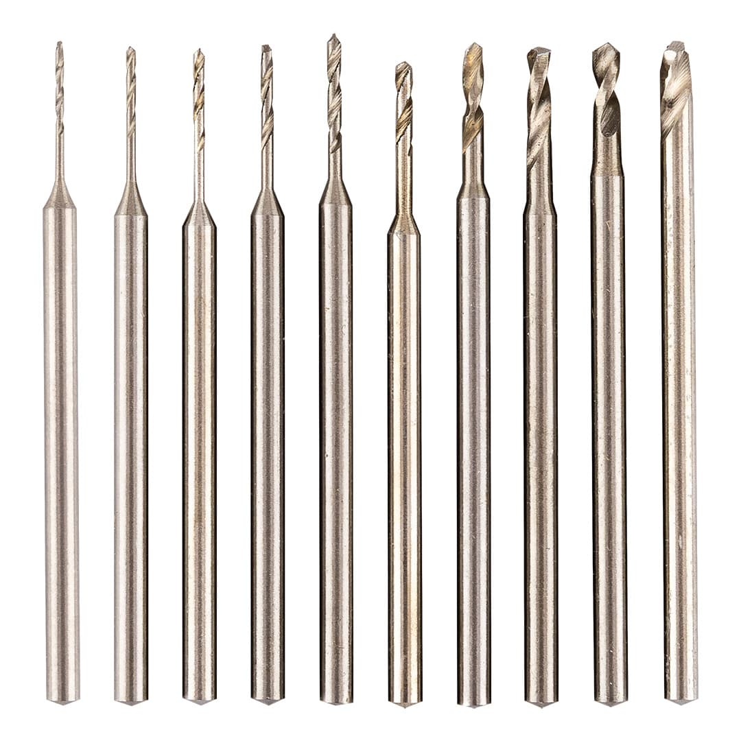 GRAPHITE Set svedrov za mini brusilko, 10 kos.